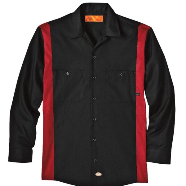 Men's Industrial Colorblocked Long Sleeve Shirt Thumbnail
